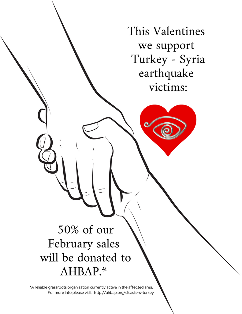 We’re donating 50% of our February sales to earthquake victims!